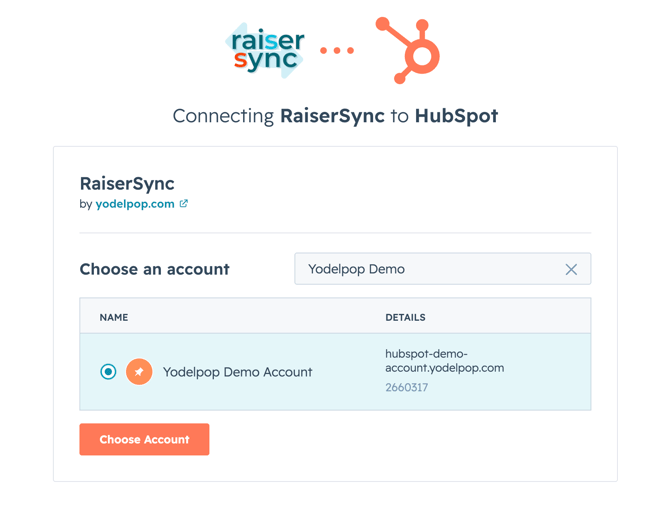 RaiserSync-HubSpot-Connector